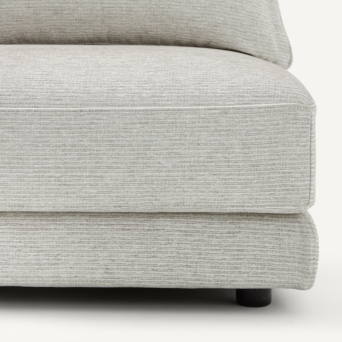 Linkes Sofa-Halbmodul, modular, aus recycelter Baumwolle, TIBERIO hellgrau, AM.PM