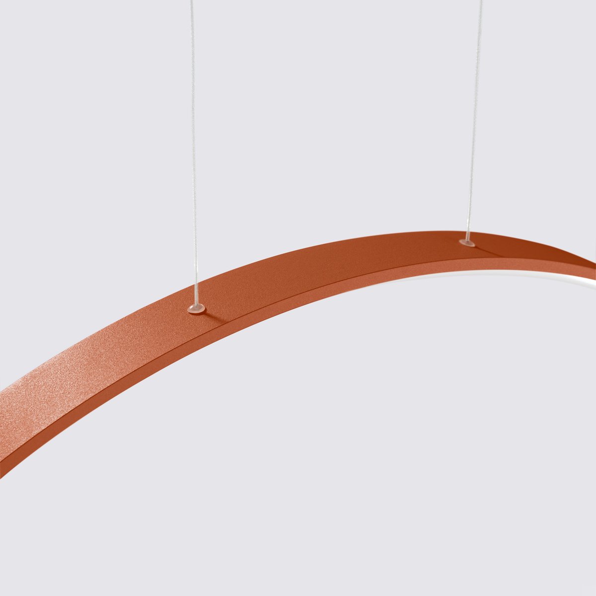 Suspension Aluminium Ocre Rouge LED 1 Rio ocre rouge, EDEN