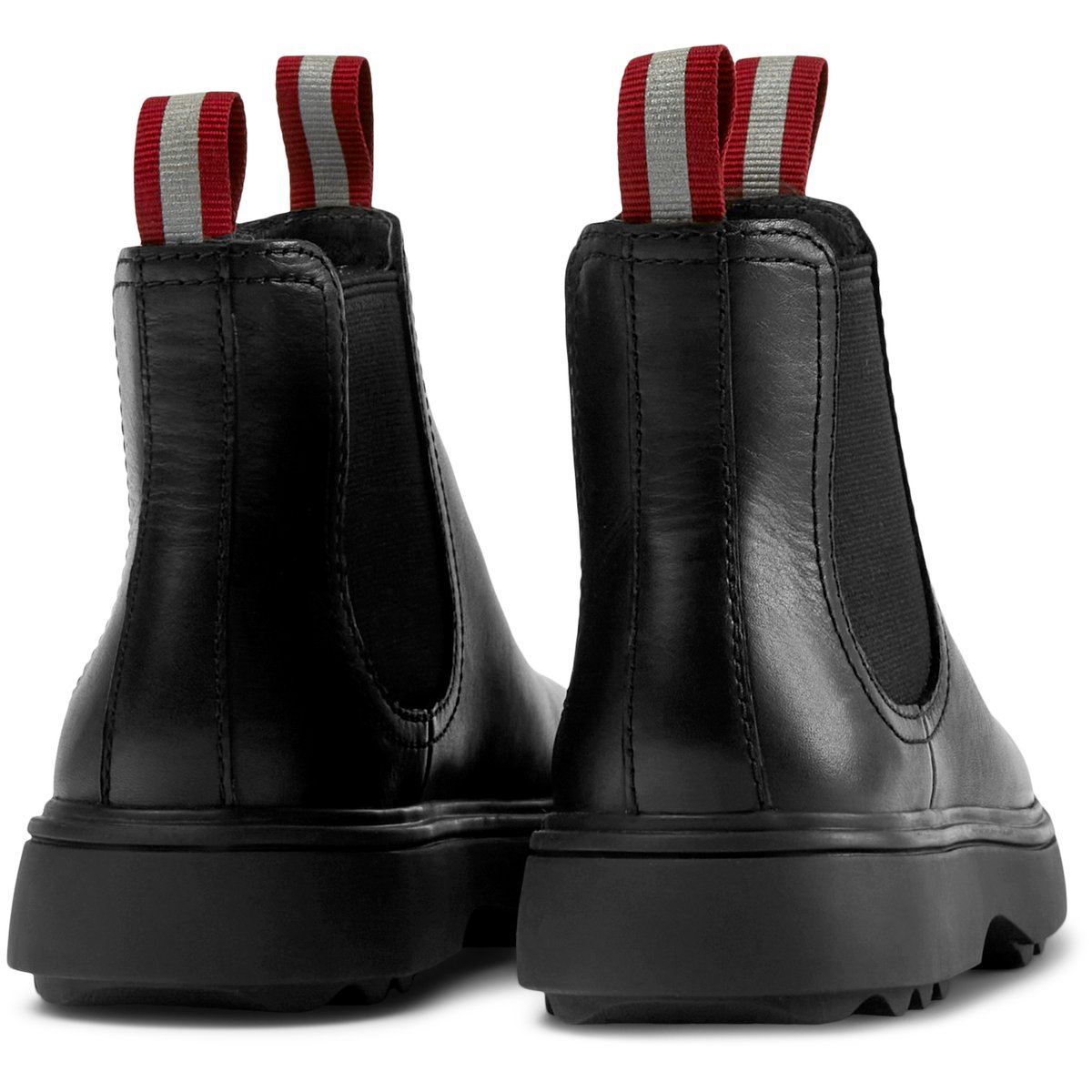 Bottes Élastique Cuir Norte noir, CAMPER
