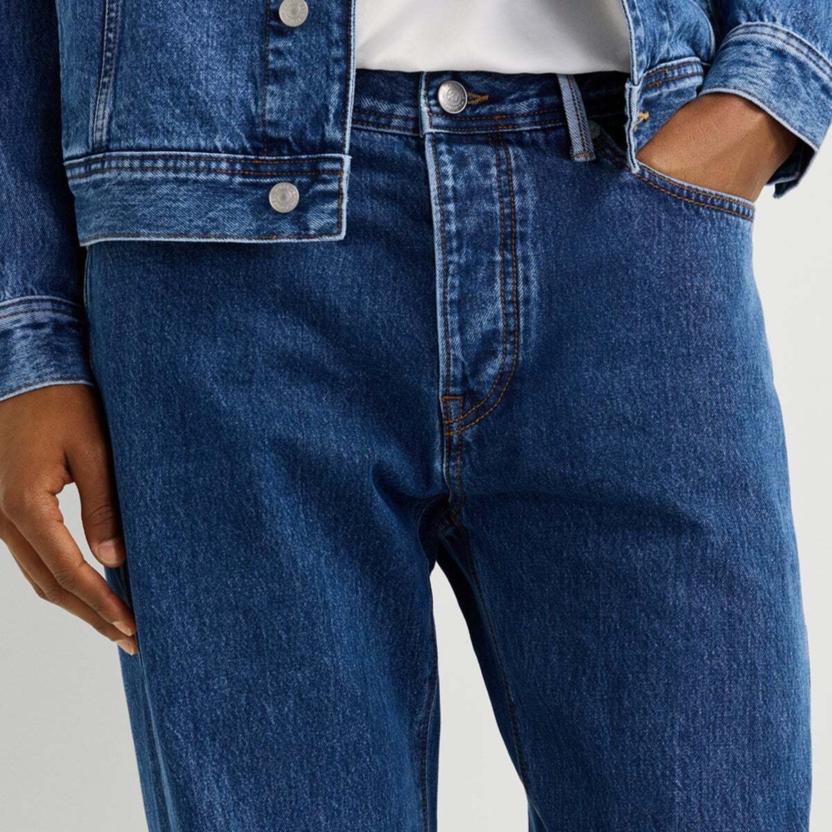 Jean straight, BEXLEY bleu moyen désolé, PEPE JEANS