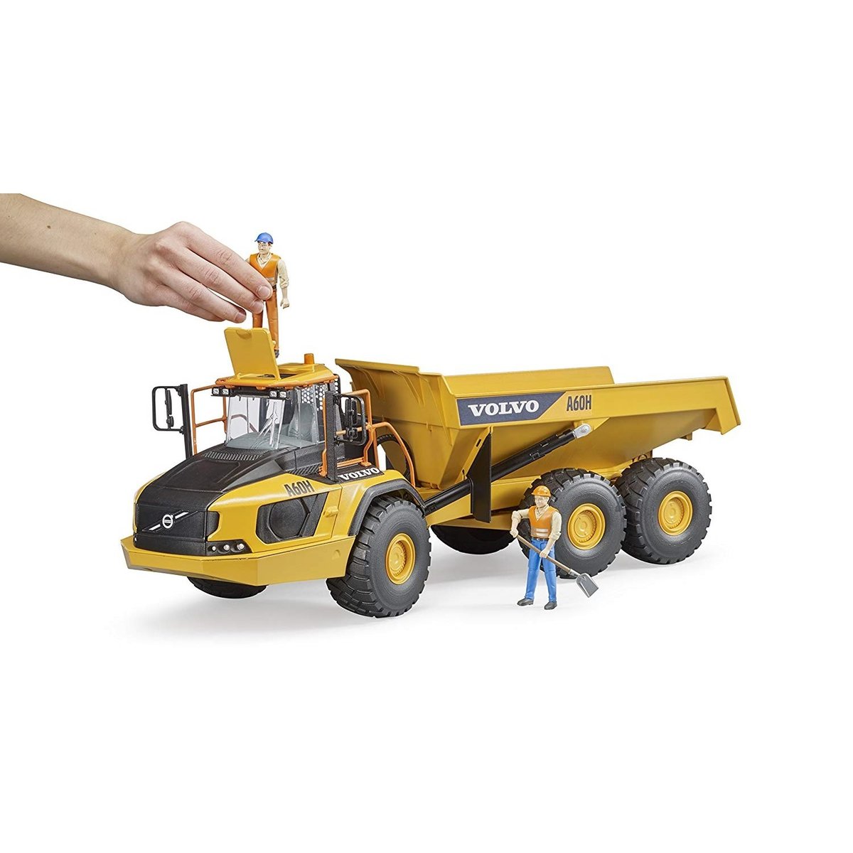 Volvo Dumper A60H 1:16 jaune, BRUDER