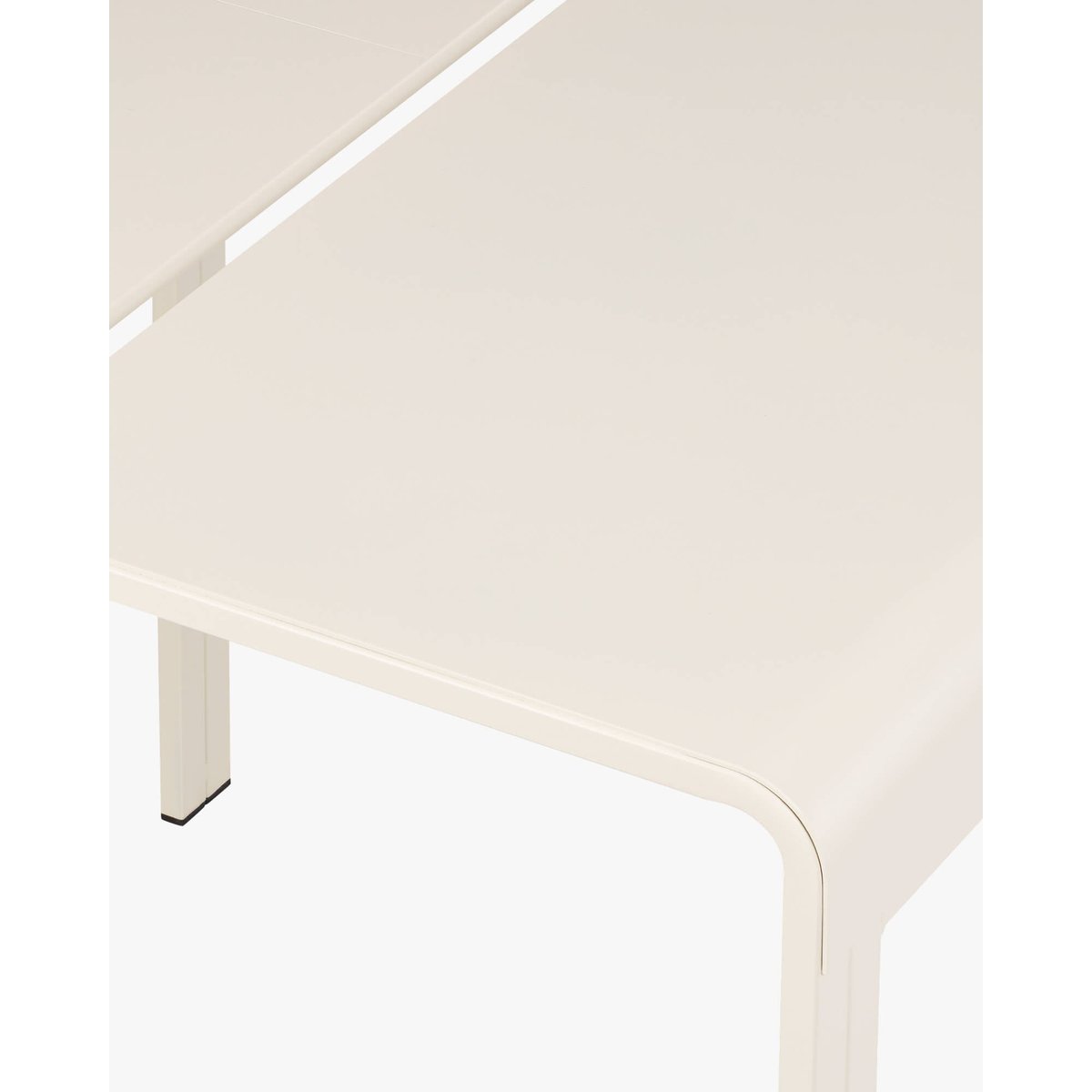 Table Oto 80 x 80 cm - métal pour extérieur, 4 personnes beige piazza, NOO.MA