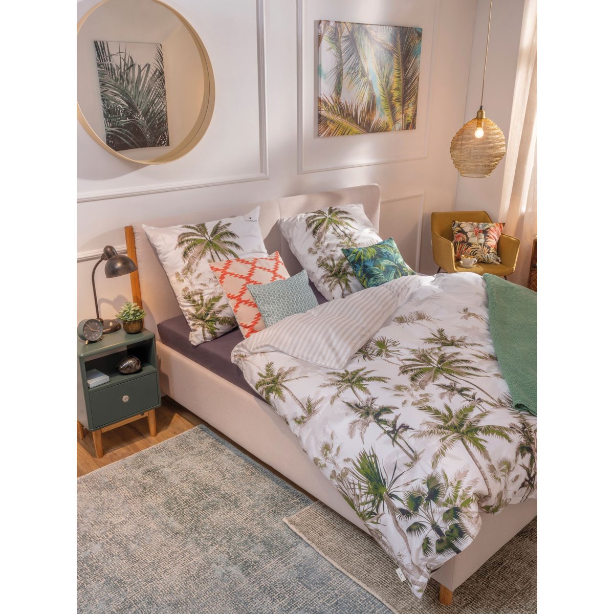 Tapis salon tufté viscose et laine - GROOVE turquoise, TOM TAILOR