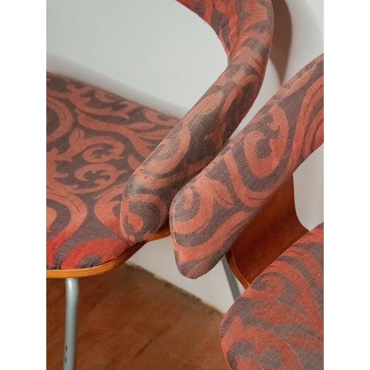 Lot de 4 chaises John Coleman Alma N°1056 - Bon état métal, DEBONGOUT
