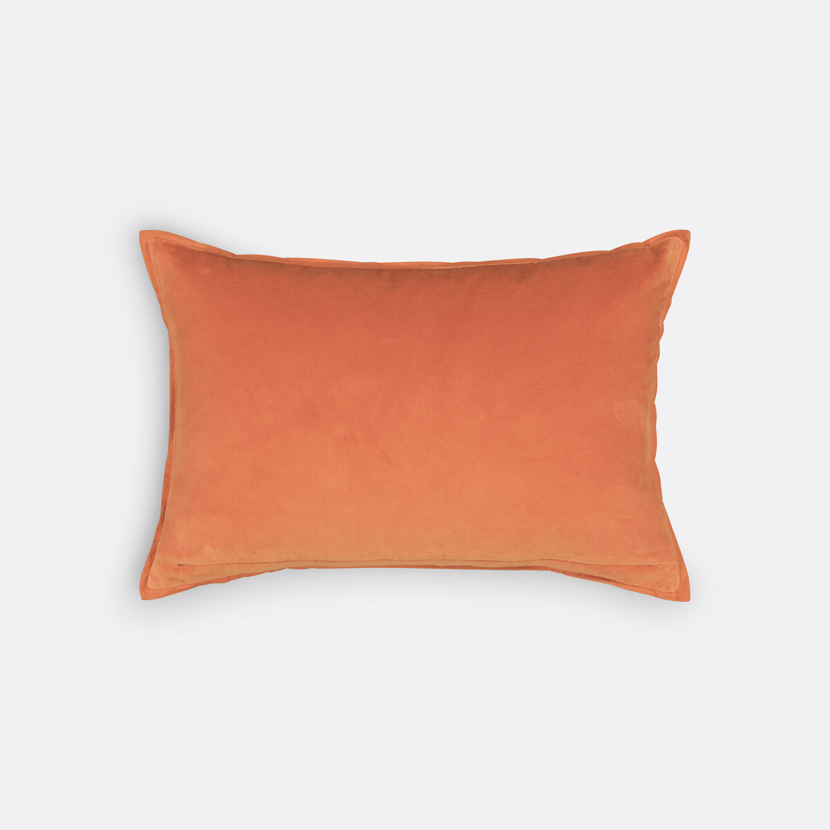 Housse de coussin velours uni, Alette orange, LA REDOUTE INTERIEURS