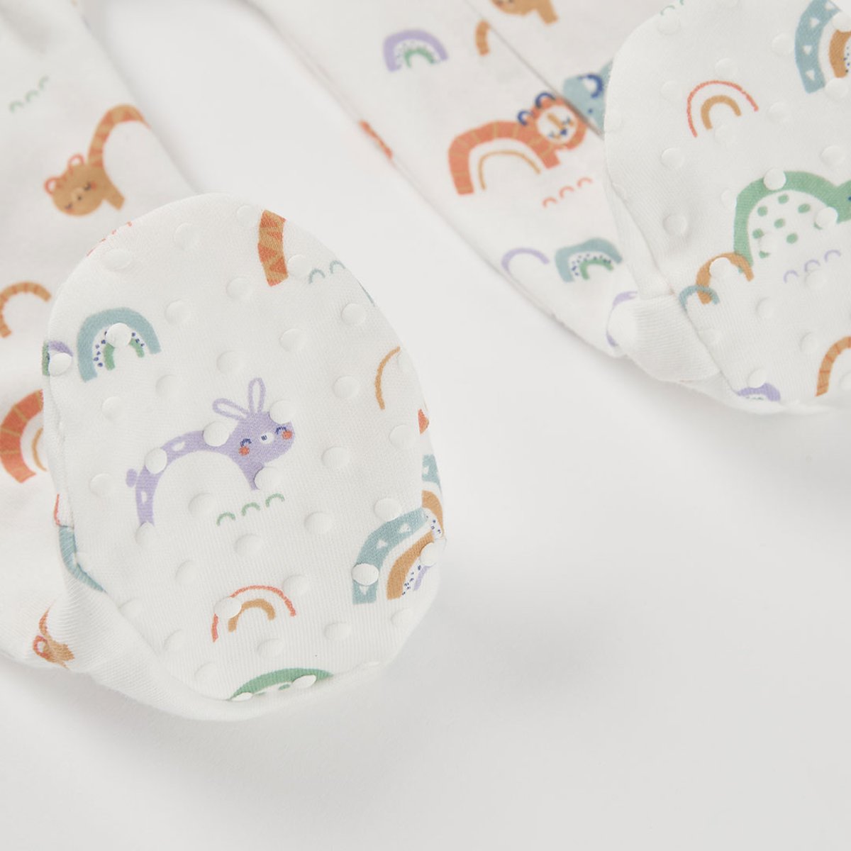 Pyjama bébé imprimé animaux et arc-en-ciel multicolore, BOBOLI