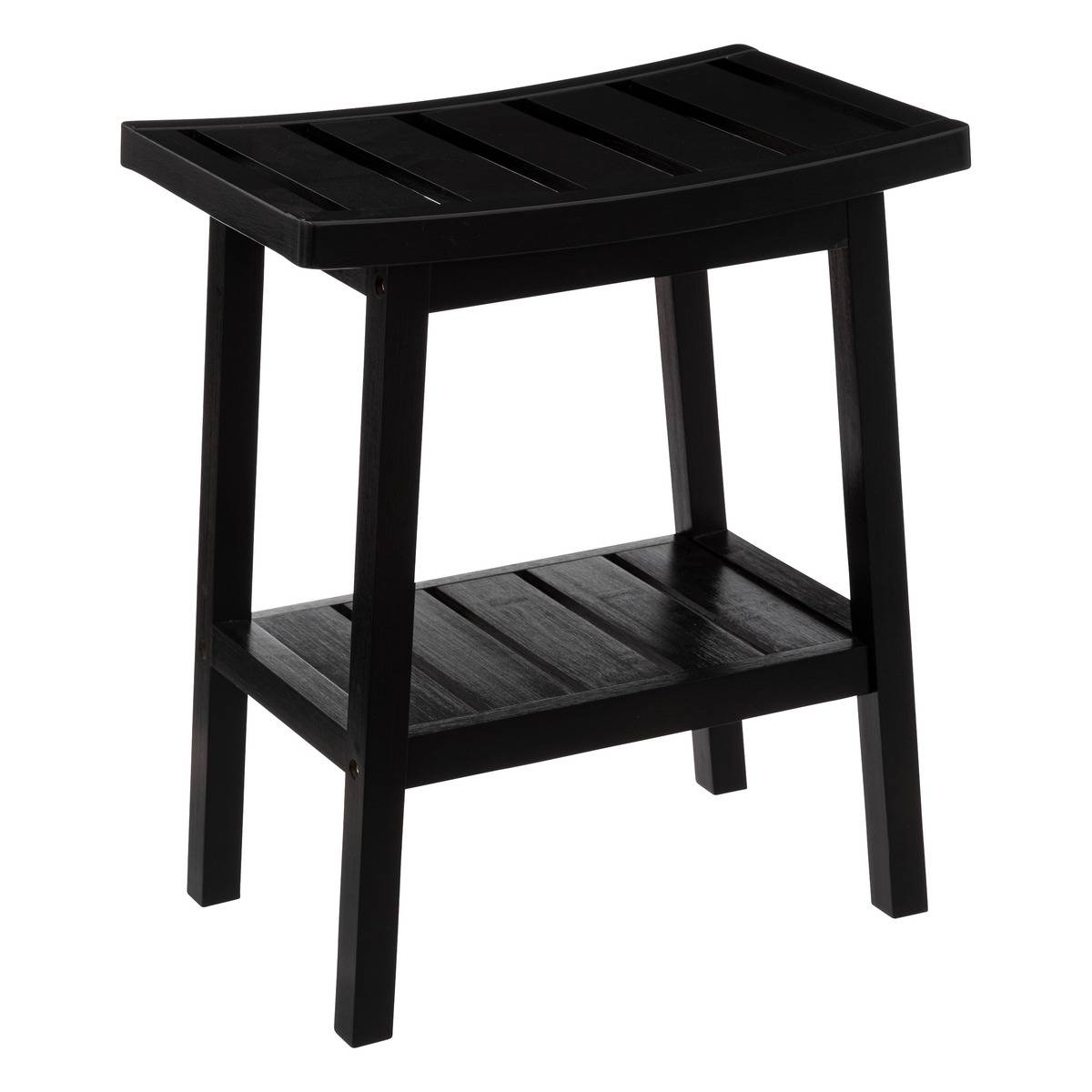Tabouret banc en bambou GREEN HARMONY noir, 5FIVE SIMPLY SMART