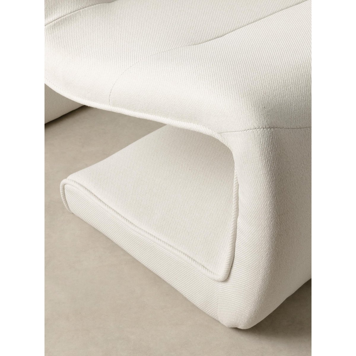 Fauteuil Rembourrée - LYLE blanc, KENAY