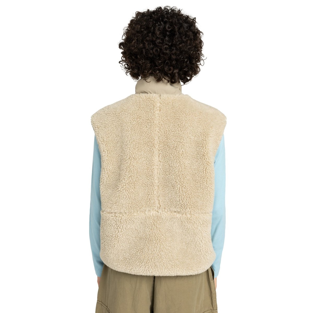 Veste sans manches en sherpa LAKE SHERPA W beige oat milk, ELEMENT