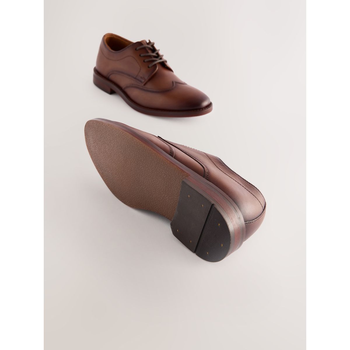 Chaussures habillées à lacets marron fauve, NEXT