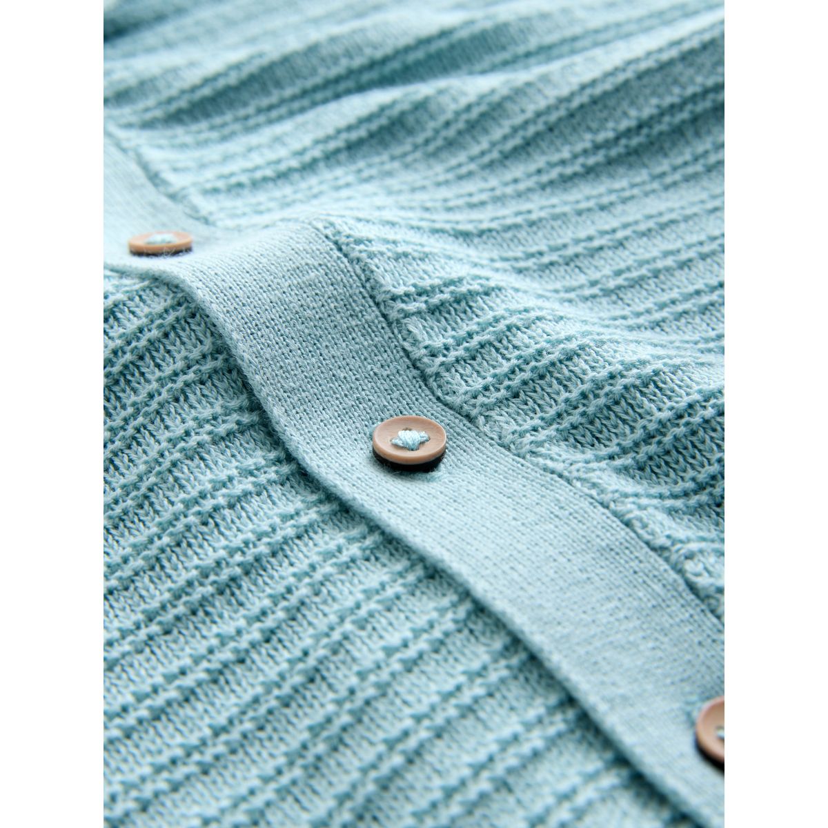 Polo en maille à manches courtes bleu, NEXT
