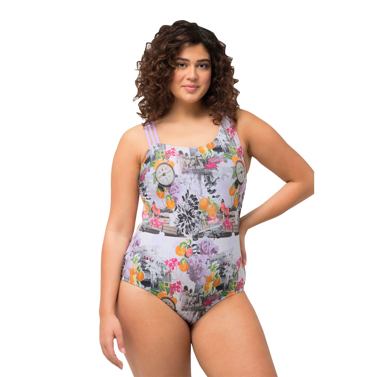 Maillot de bain avec bonnets souples vanille, ULLA POPKEN