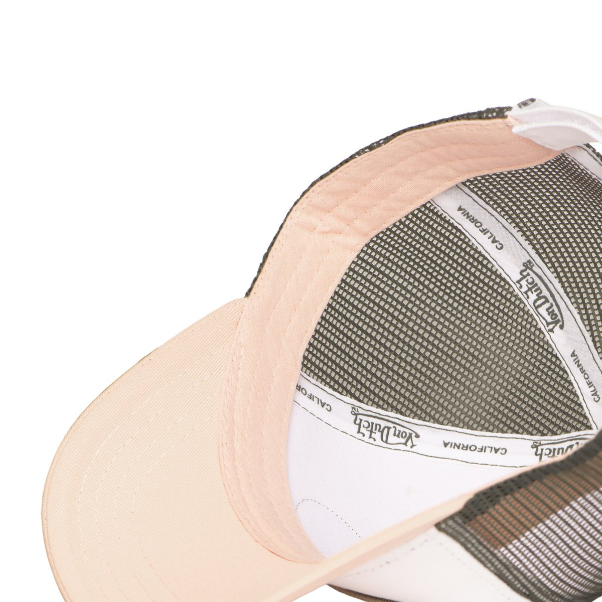 Casquette trucker BASIC - Junior kaki/blanc/rose, VON DUTCH