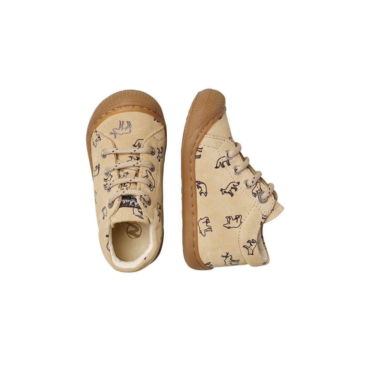 Chaussures premiers pas en suède COCOON beige-, NATURINO