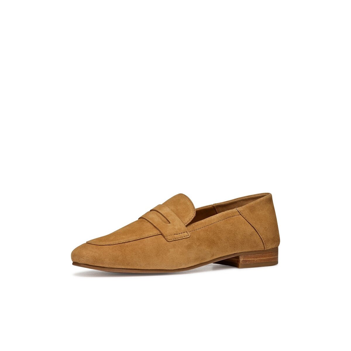 Mocassins en cuir suédé Mantinea cognac, GEOX