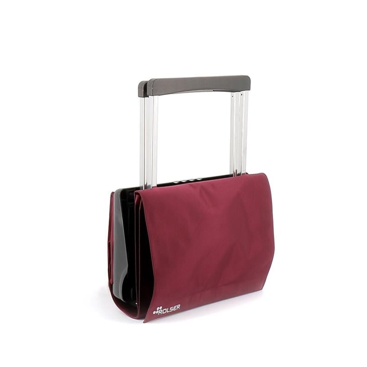 Chariot de course pliable 2 roues PLEGAMATIC MF aubergine, ROLSER