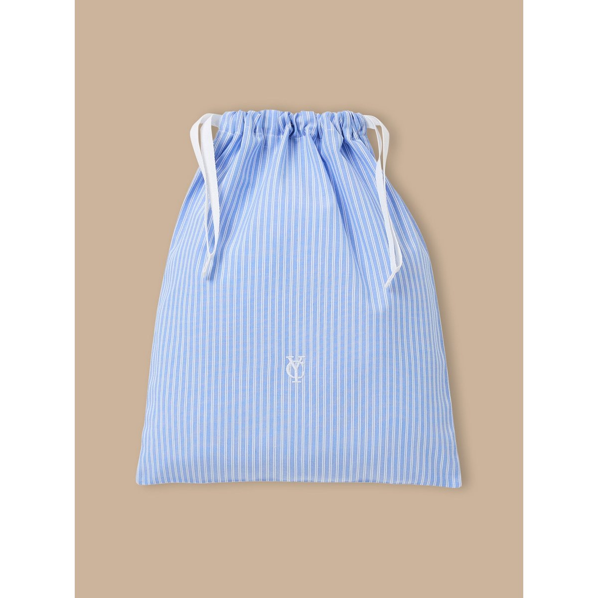 Pyjama grand-père rayé rayure bleu/ecru, CYRILLUS