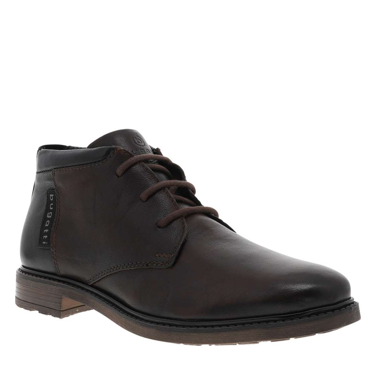 Bottines cuir talon plat autre, BUGATTI
