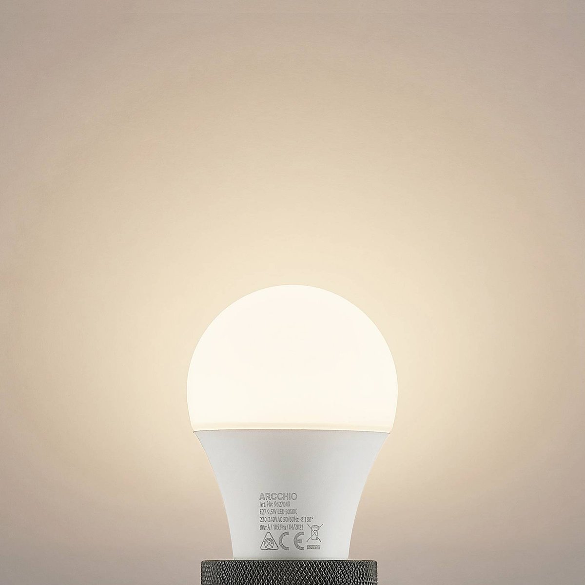 Ampoule E27 LED, E27 9,5W LED-Lampe couleur unique, ARCCHIO