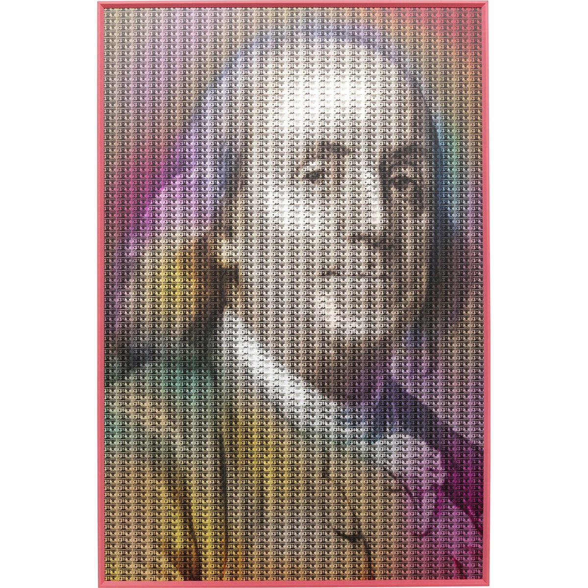 Tableau président américain en billets multicolore, KARE DESIGN