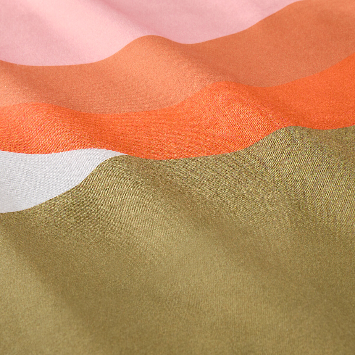 Housse de couette en satin de coton, WONDER imprimé, MAPOÉSIE X LA REDOUTE INTÉRIEURS