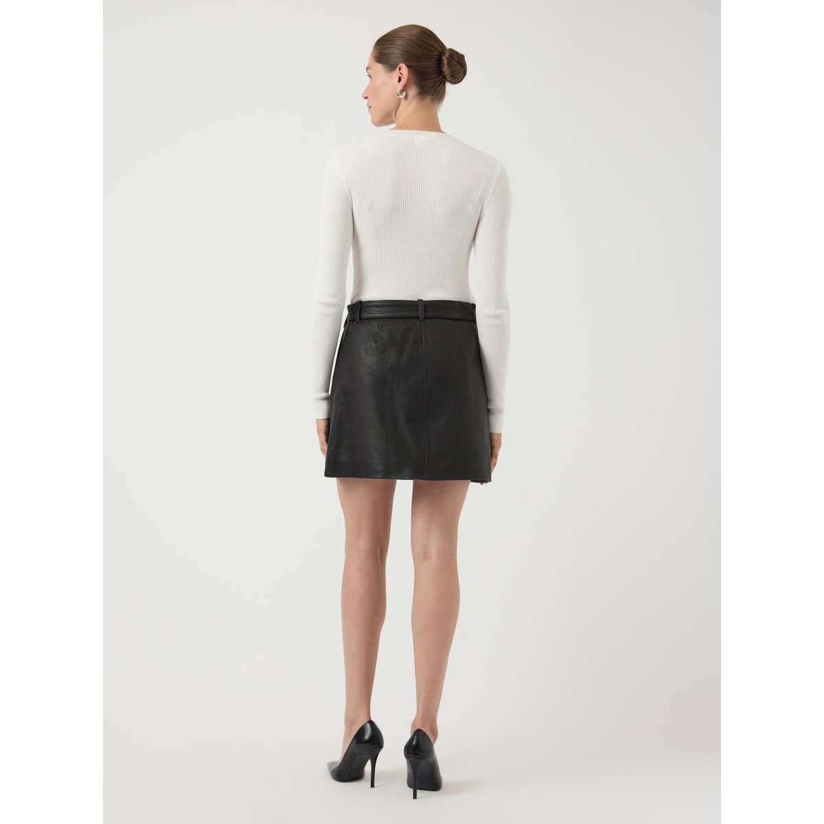 Mini-Jupe En Cuir black, YAS