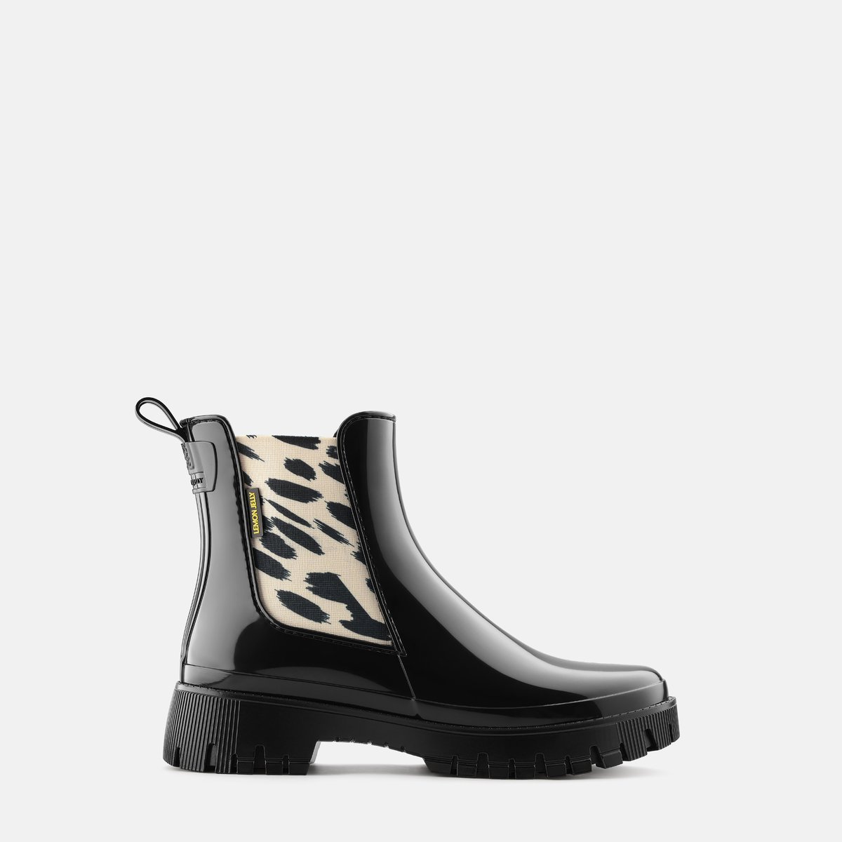 Boots de pluie vegan MAKIRA noire, LEMON JELLY