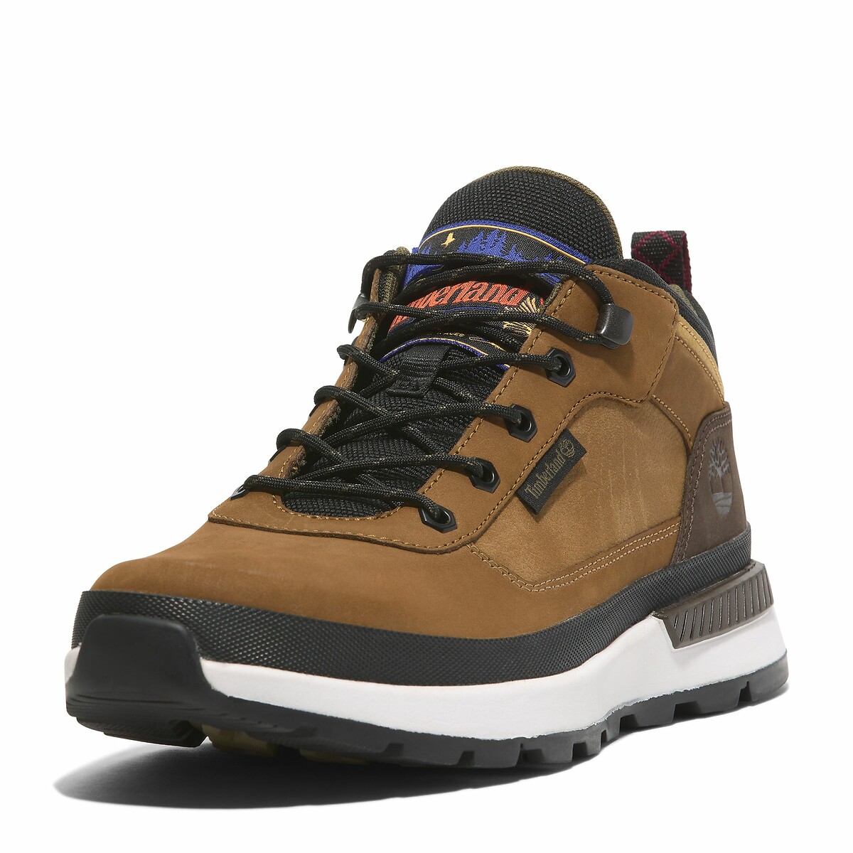 Baskets en cuir marron clair, TIMBERLAND