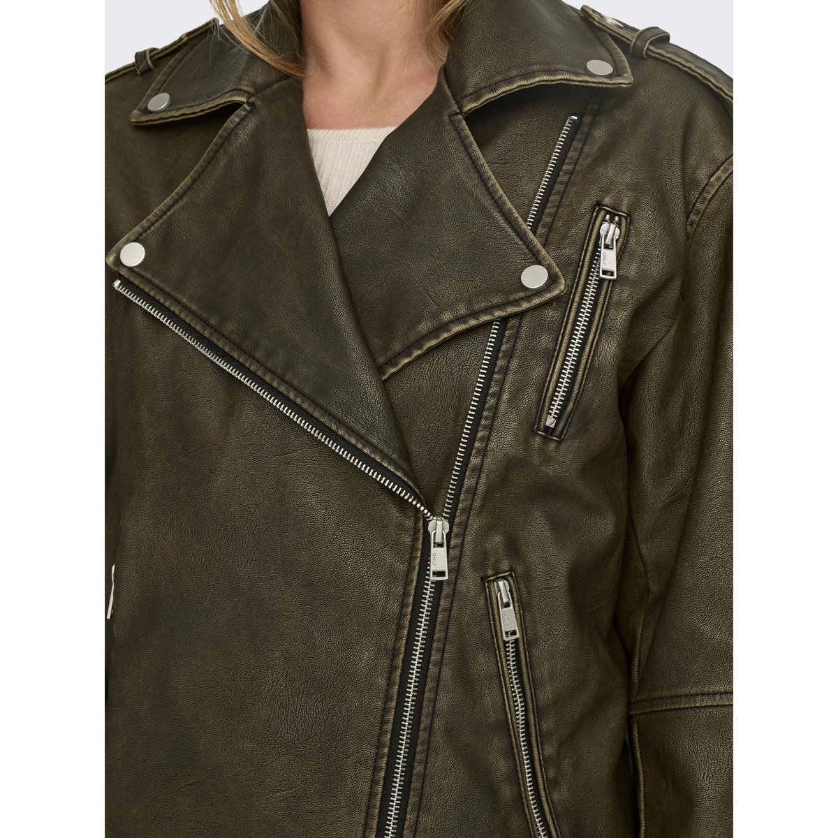 Veste En Similicuir wren, ONLY
