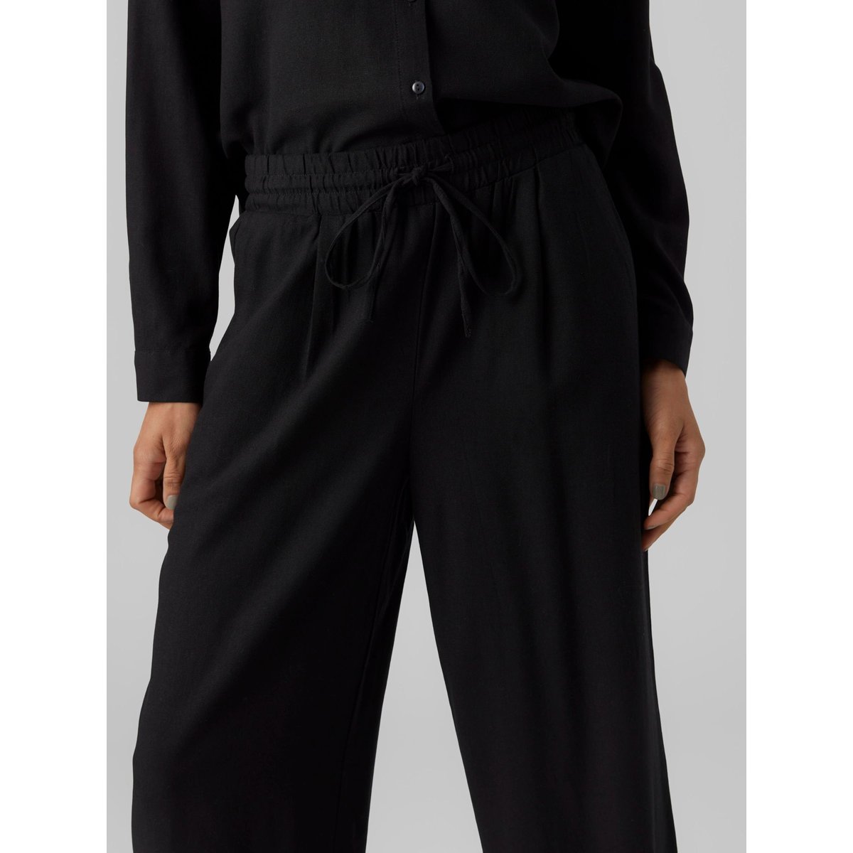 Pantalon À Jambe Large noire - black, VERO MODA