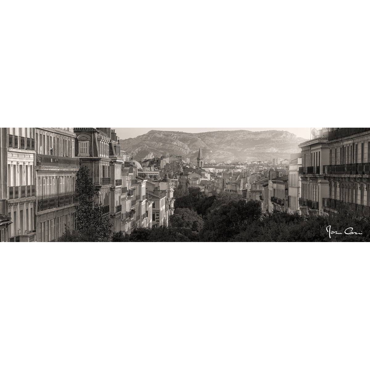 Tableau Mural Marseille CONTEMPORAIN URBAIN tableaux sur toile-noir & blanc, CEANOTHE