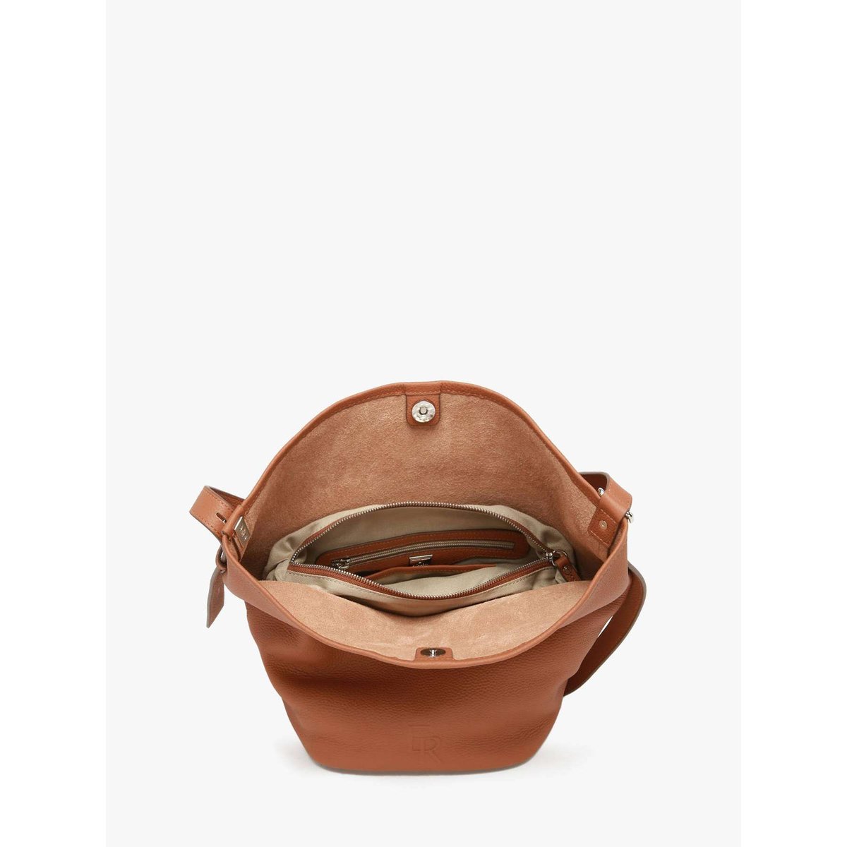 Sac porté épaule sac à dos M Cavalier cuir cannelle, ETRIER