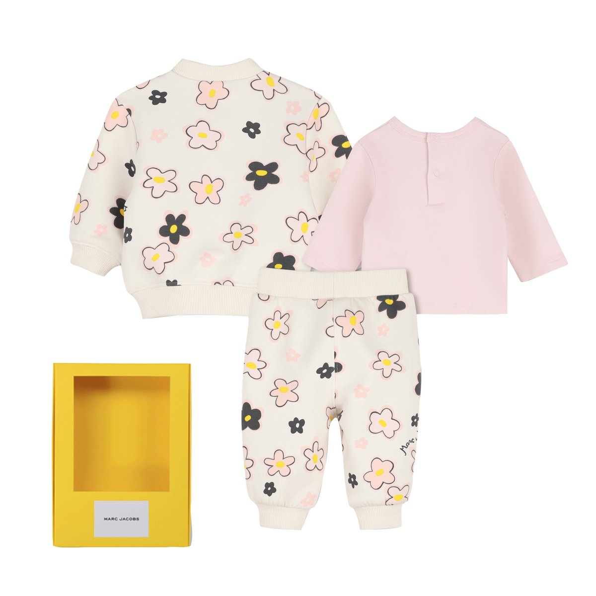Ensemble pantalon, cardigan et tee-shirt creme, MARC JACOBS