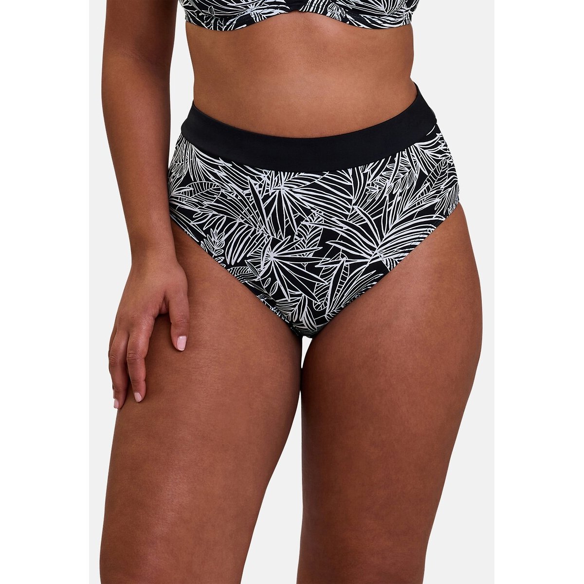 Seychelles Swim Briefs with High Waist graphic print, SANS COMPLEXE