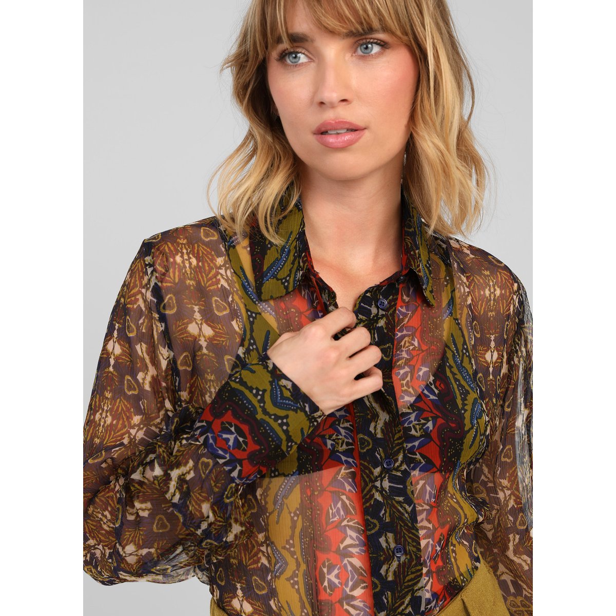 Chemise SARILA feria olive, AN'GE