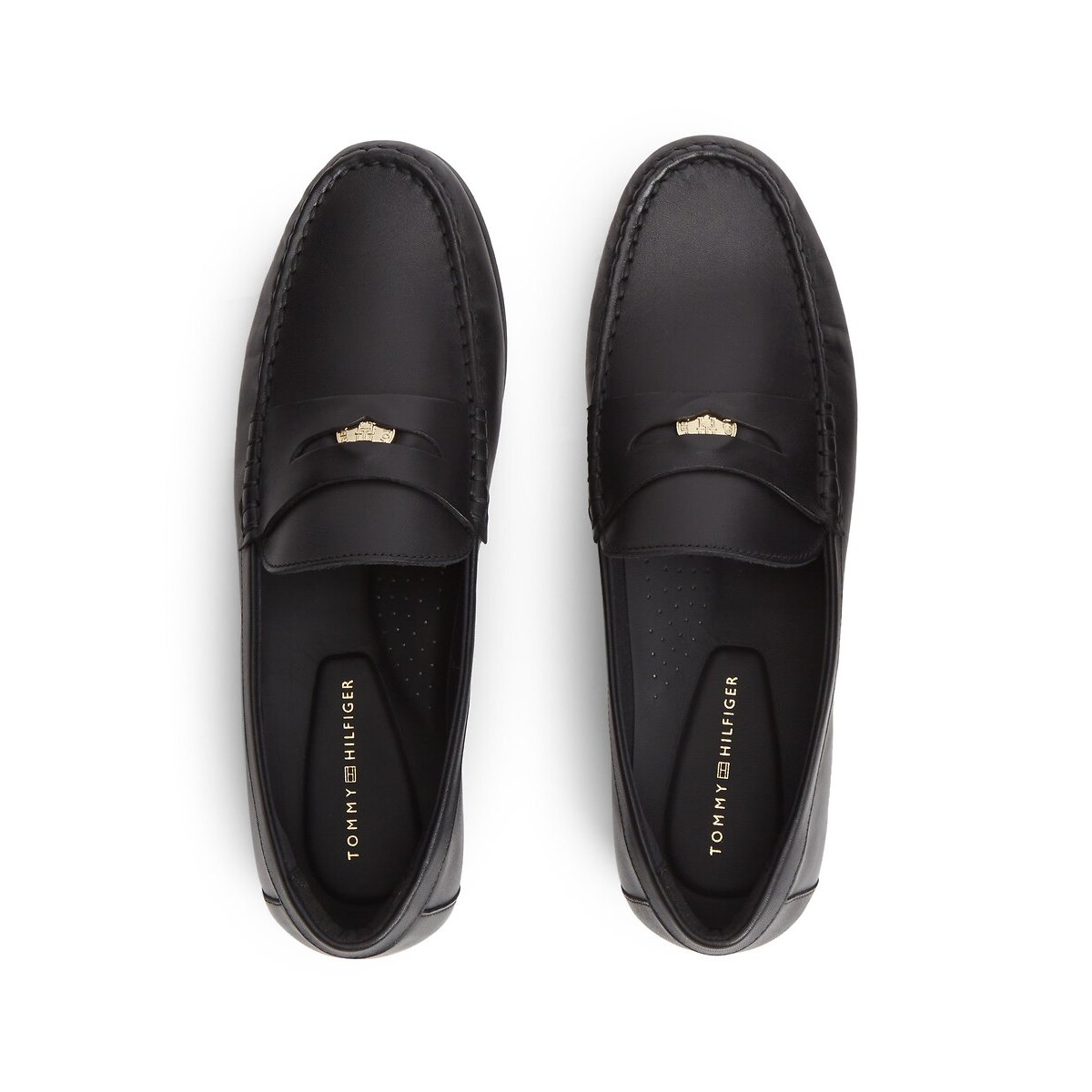 Mocassins en cuir, Coin Classic noir, TOMMY HILFIGER