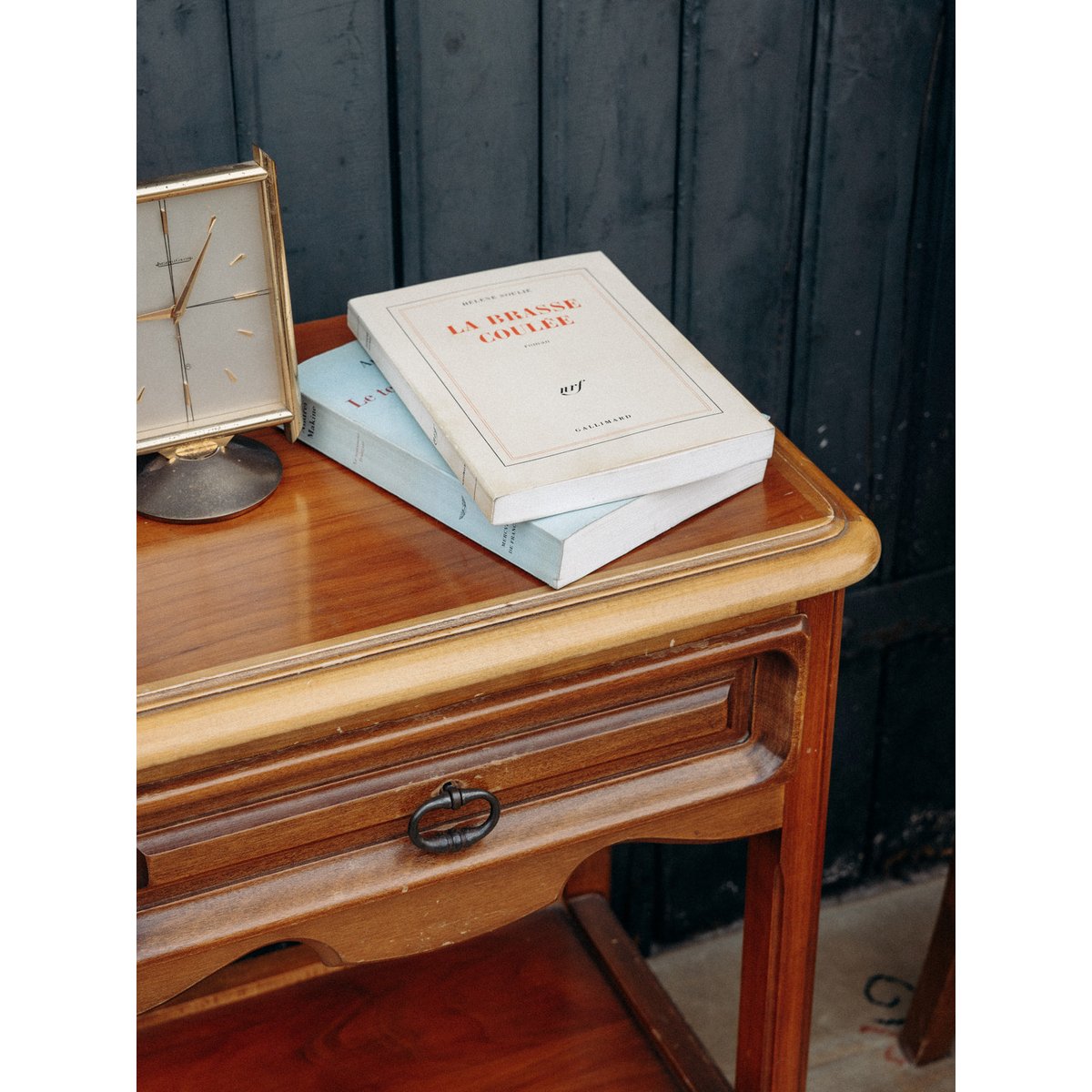Table de chevet en bois Odile N°502 - Bon état bois, DEBONGOUT