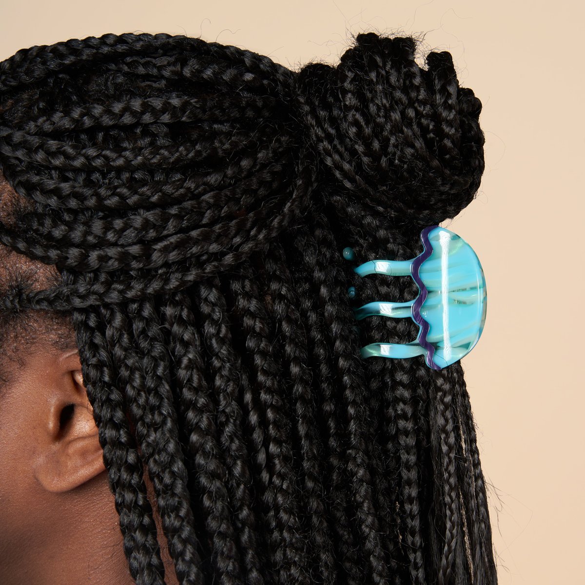 Pince à cheveux MEDUSE bleu, COUCOU SUZETTE