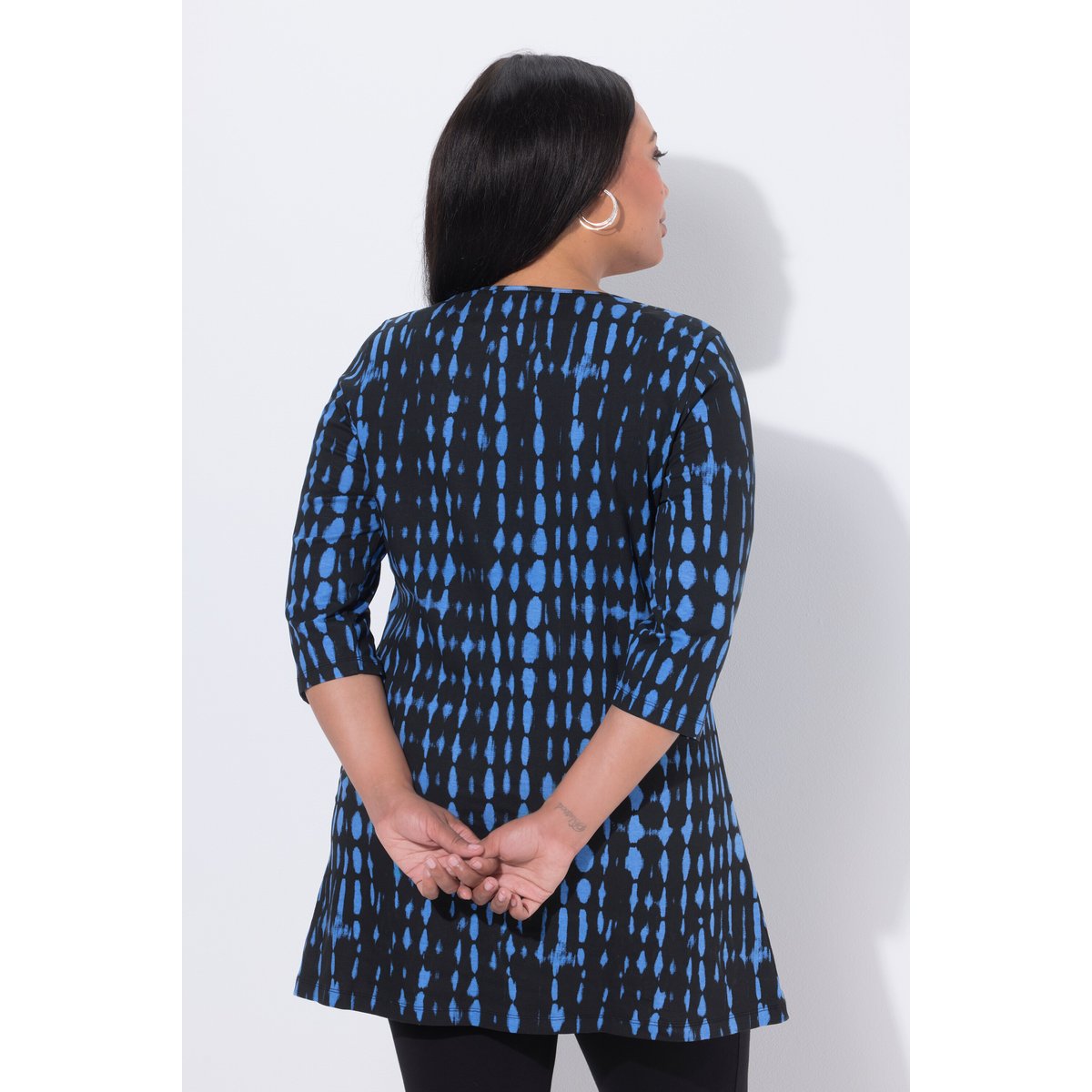 Blouse motif batik bleuet, ULLA POPKEN