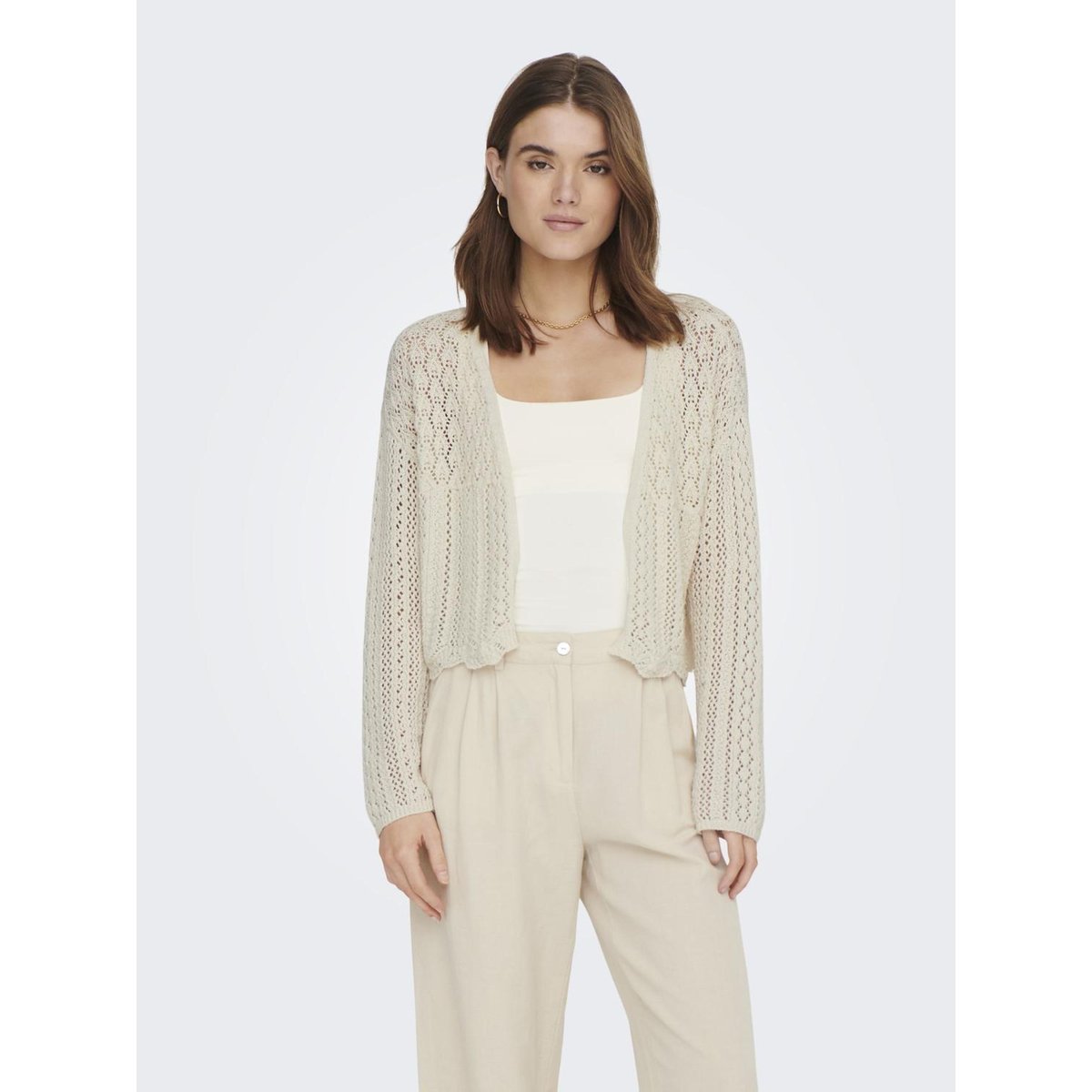 Cardigan ONLNOLA Cardigan cloud dancer, ONLY