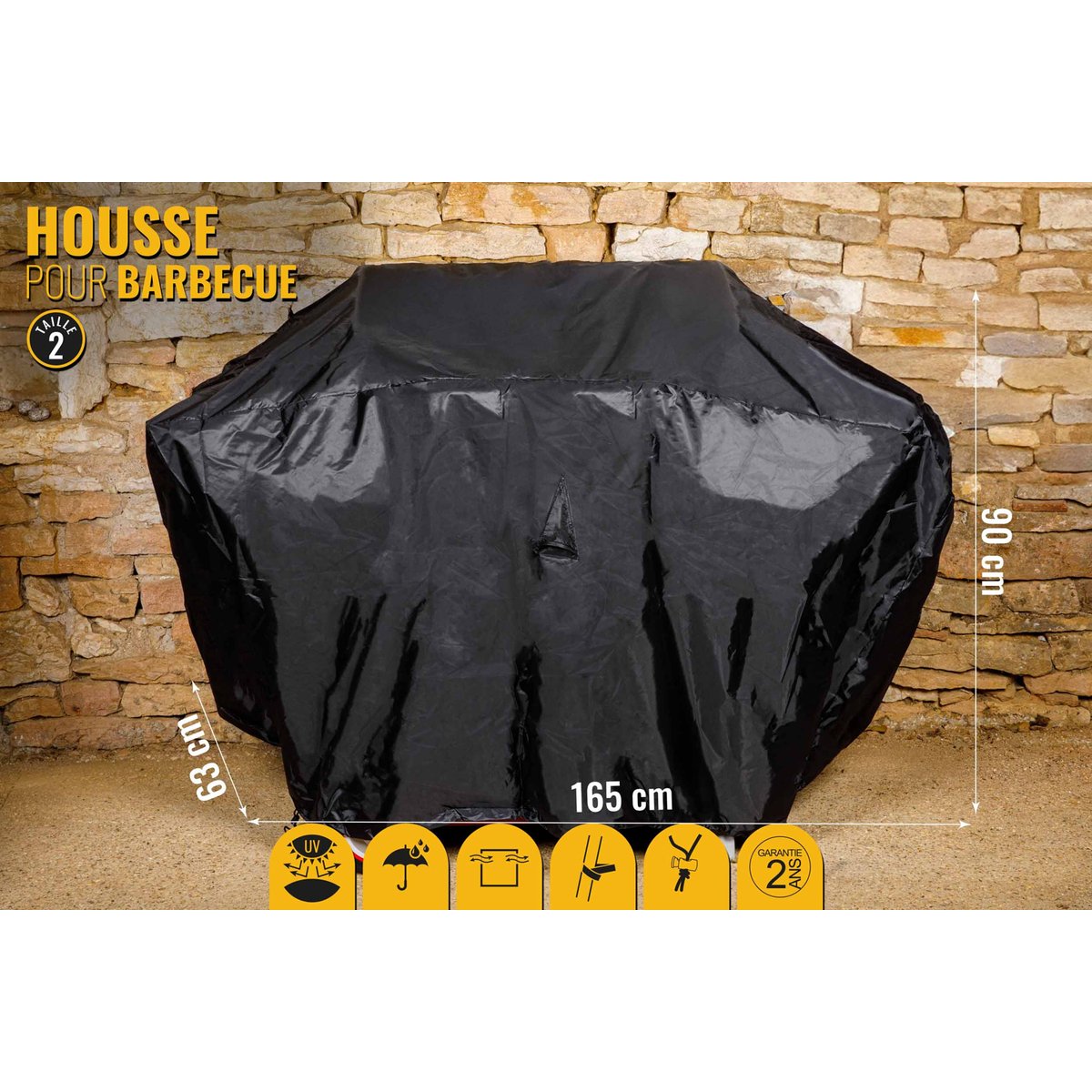 Pack barbecue Vulcano 3000, VULCANO 3000 noir, noir, noir, SOMAGIC