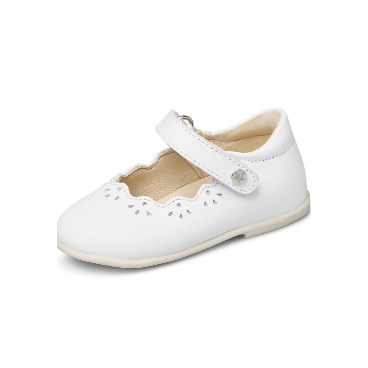 Ballerines en cuir OLYA blanc-, NATURINO