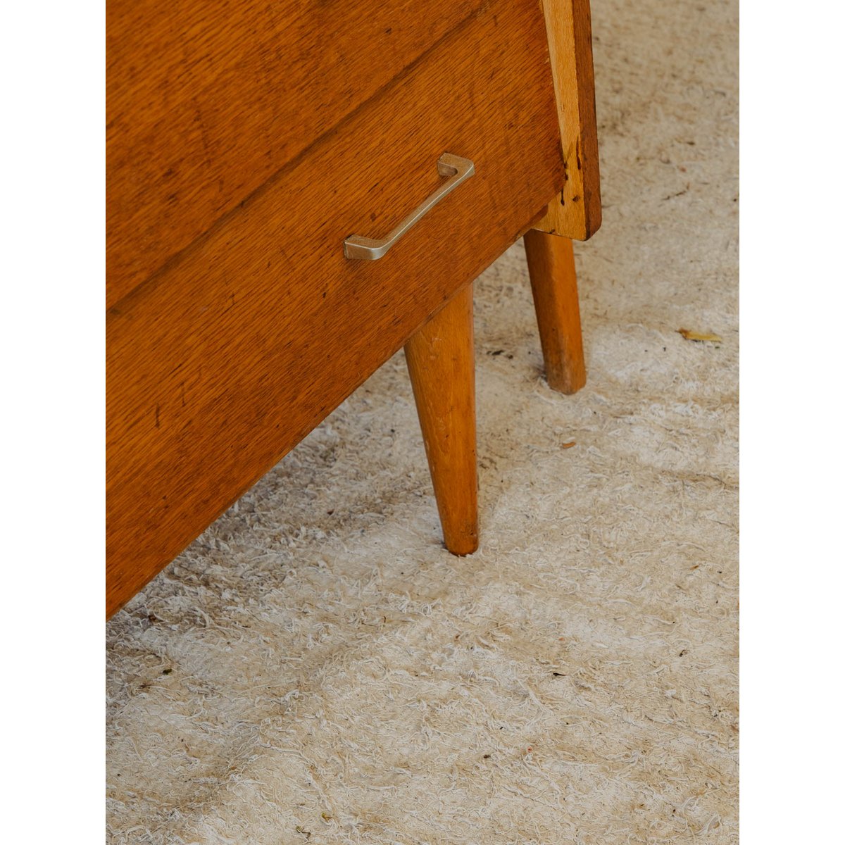 Commode en bois Olga N°1127 - Bon état bois foncé, DEBONGOUT