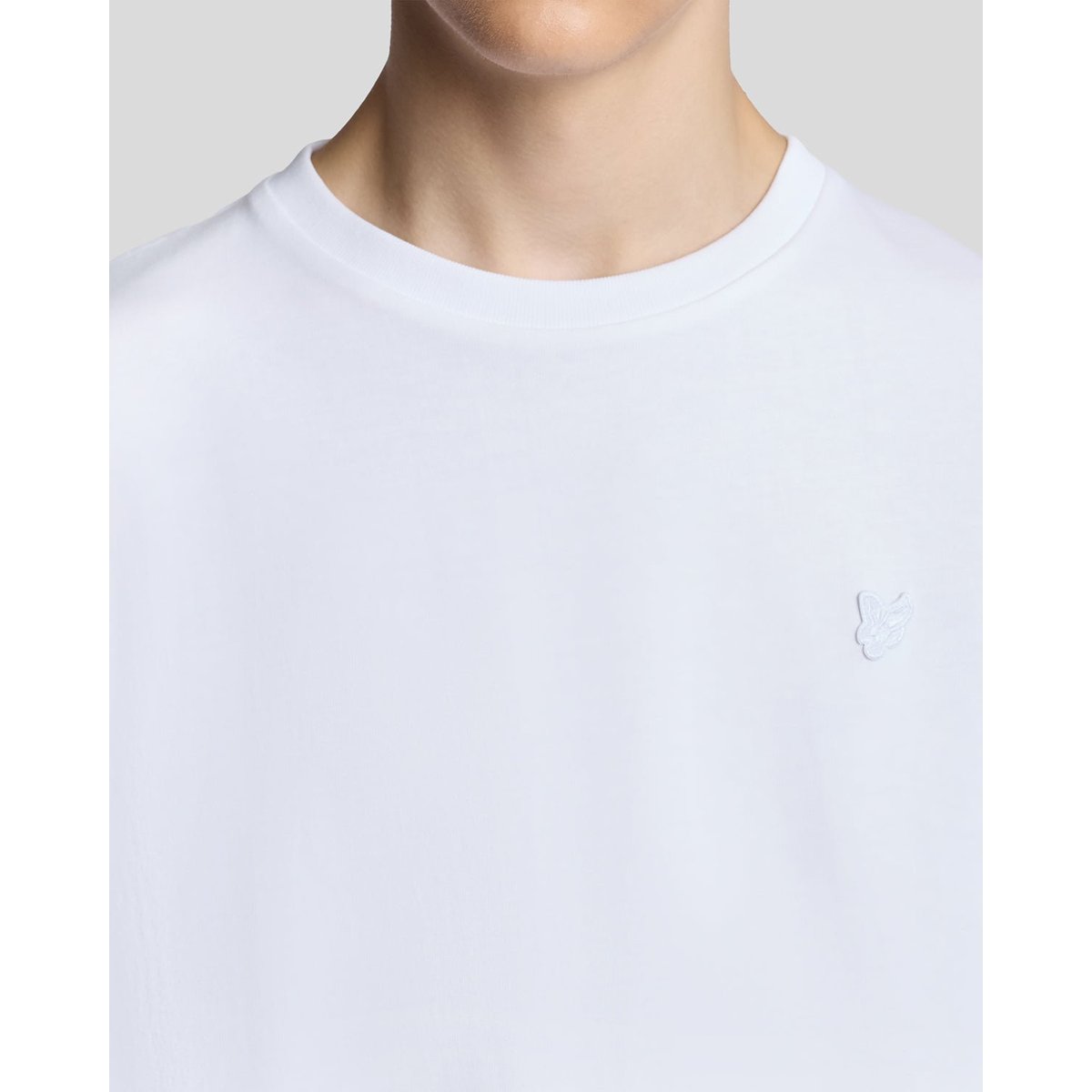 T-shirt épais décontracté blanc, LYLE & SCOTT