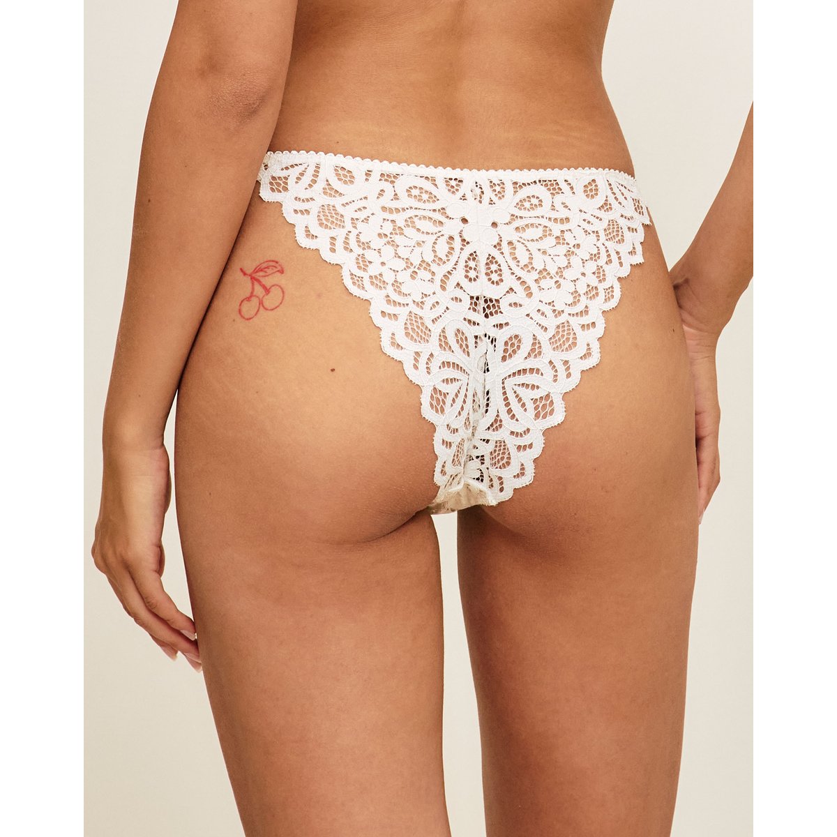 UNDIZ SLIP SWEETAPPLIZ-SLIP blanc, UNDIZ