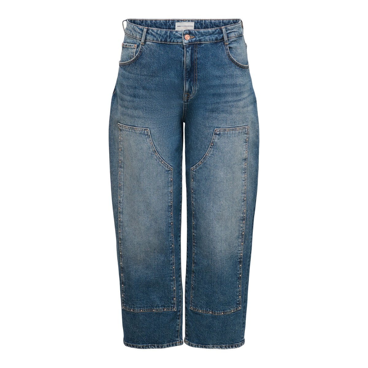 Jeans En Tonneau dark blue denim, ONLY CARMAKOMA