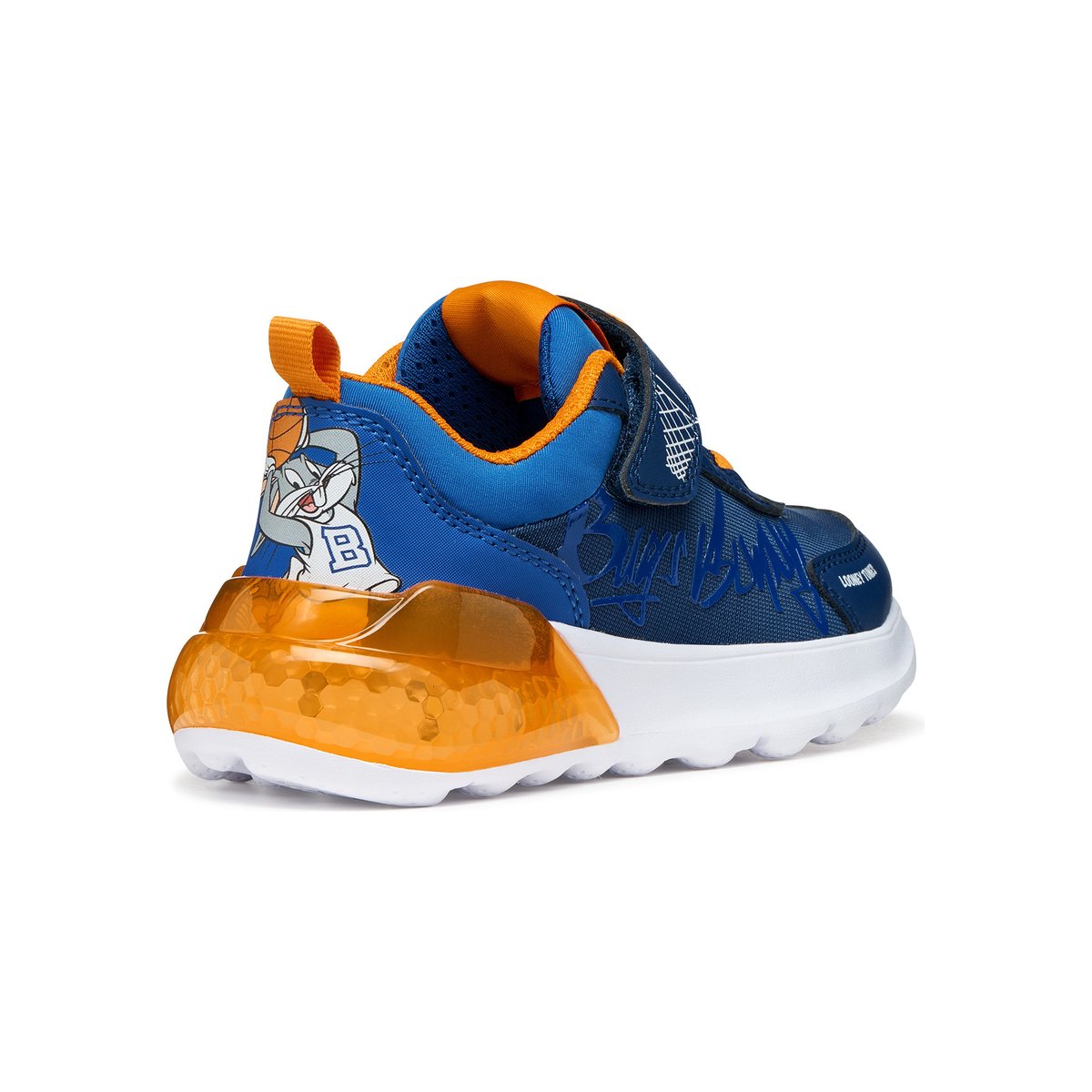 Looney Tunes  J ACTIVART ILLUMINUS bleu marine/orange, GEOX