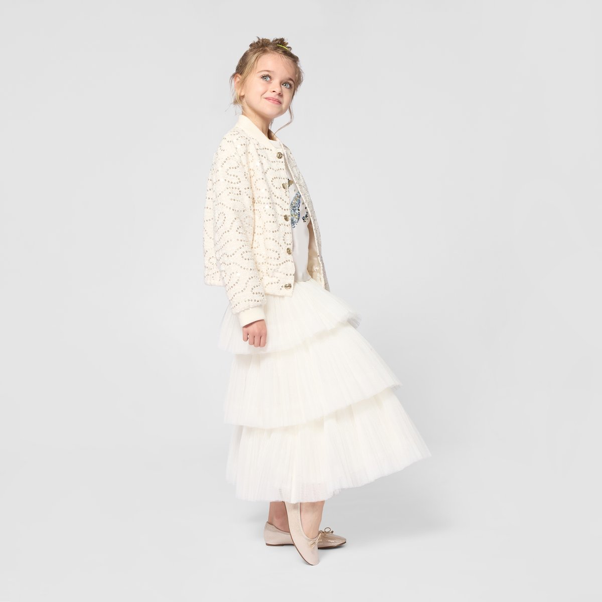 Veste en tweed rice, BILLIEBLUSH