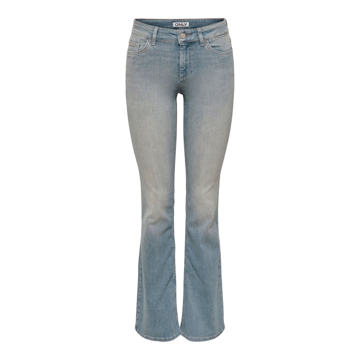Jean Flared special blue grey denim, ONLY