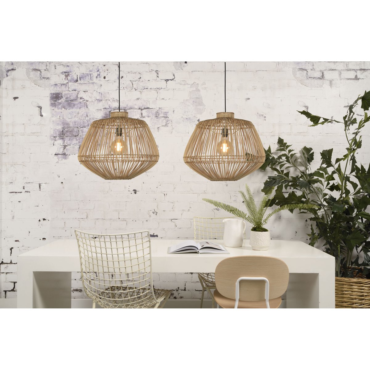 Suspension Rotan MADAGASCAR naturel, GOOD & MOJO